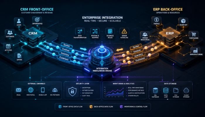 Integrating ERP with CRM and Financial Systems